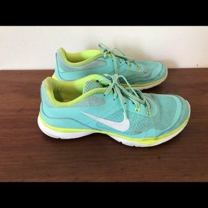 Neon Nike Tennis Shoes